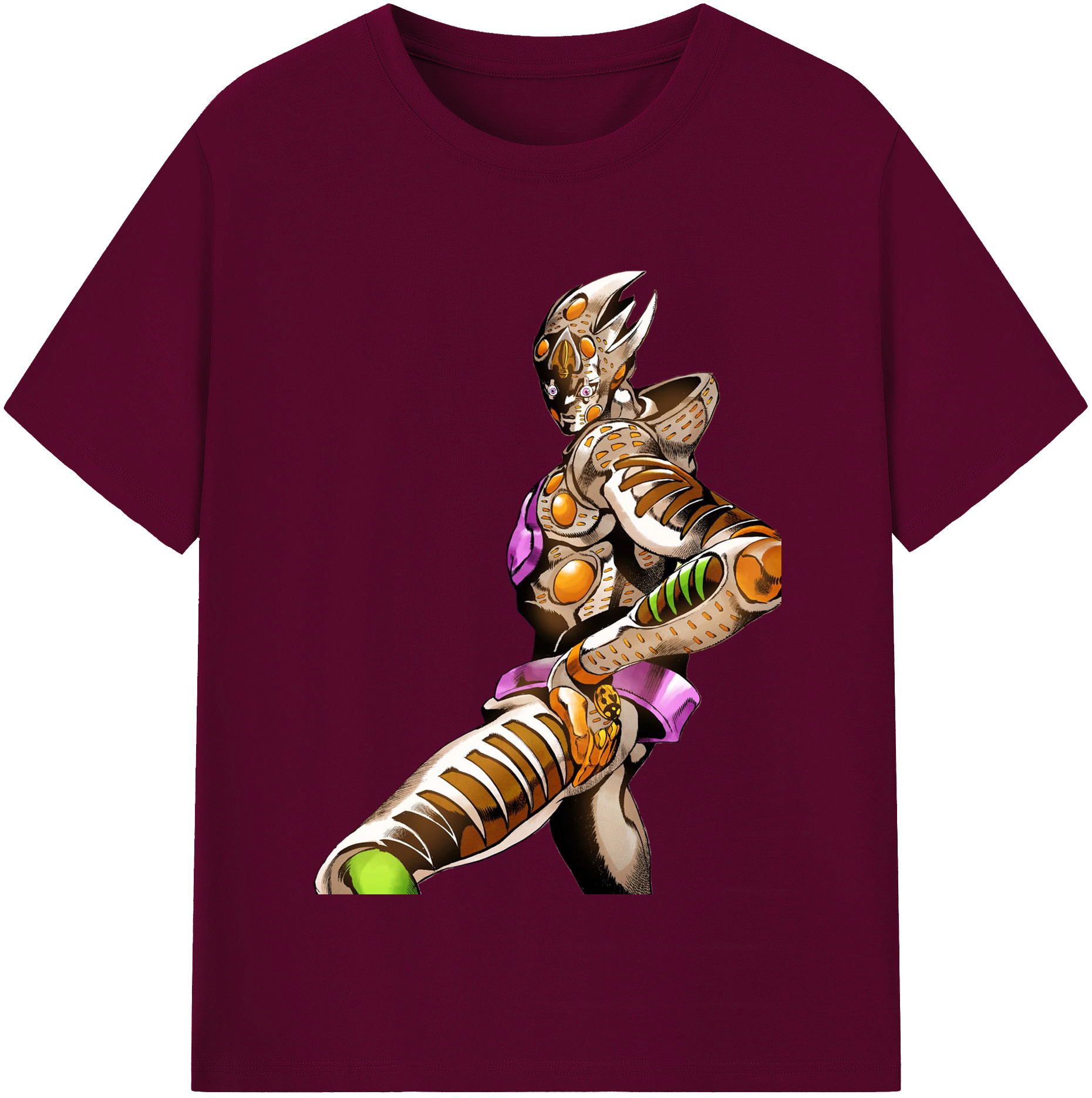 （画像用） ジョジョの奇妙な冒険 ジョルノ?ジョバァーナ JoJo's Bizarre Adventure Giorno Giovanna レディースカジュアルプリントTシャツ（綿100％）